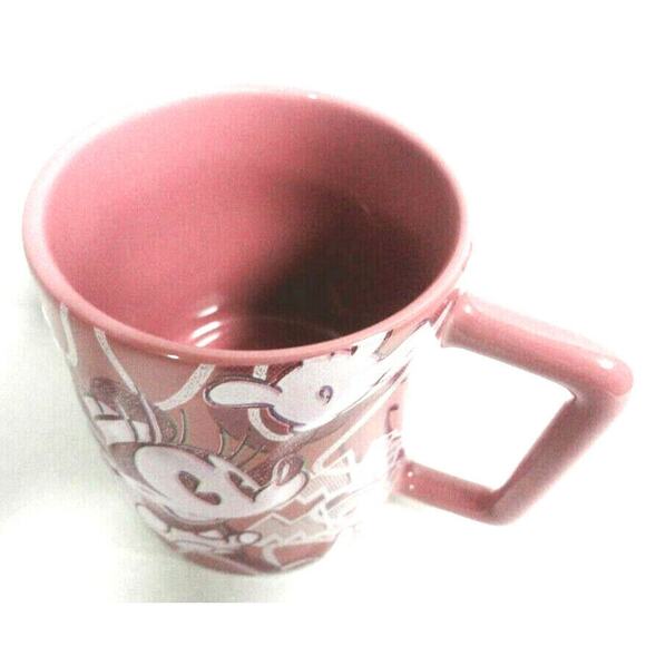 NEW Disney Store Pink MINNIE MOUSE COFFEE MUG Tea Cup Cartoon Comic Art NIB! - Picture 3 of 4